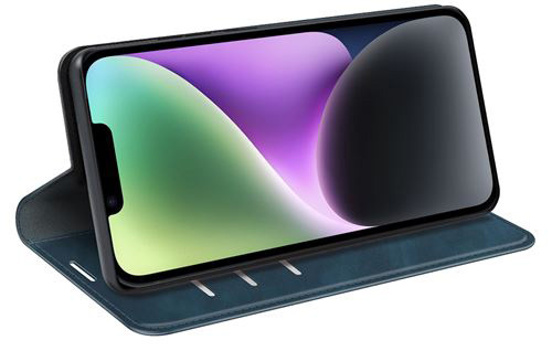 Cazy Wallet Magnetic hoesje Blauw voor iPhone 14 - Telefoonhoesje