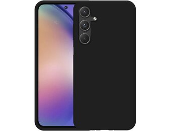 Just In Case Samsung Galaxy A55 TPU Rubber Case Zwart - Telefoonhoesje