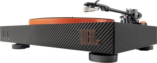 JBL Spinner BT Zwart/Oranje - Platenspeler