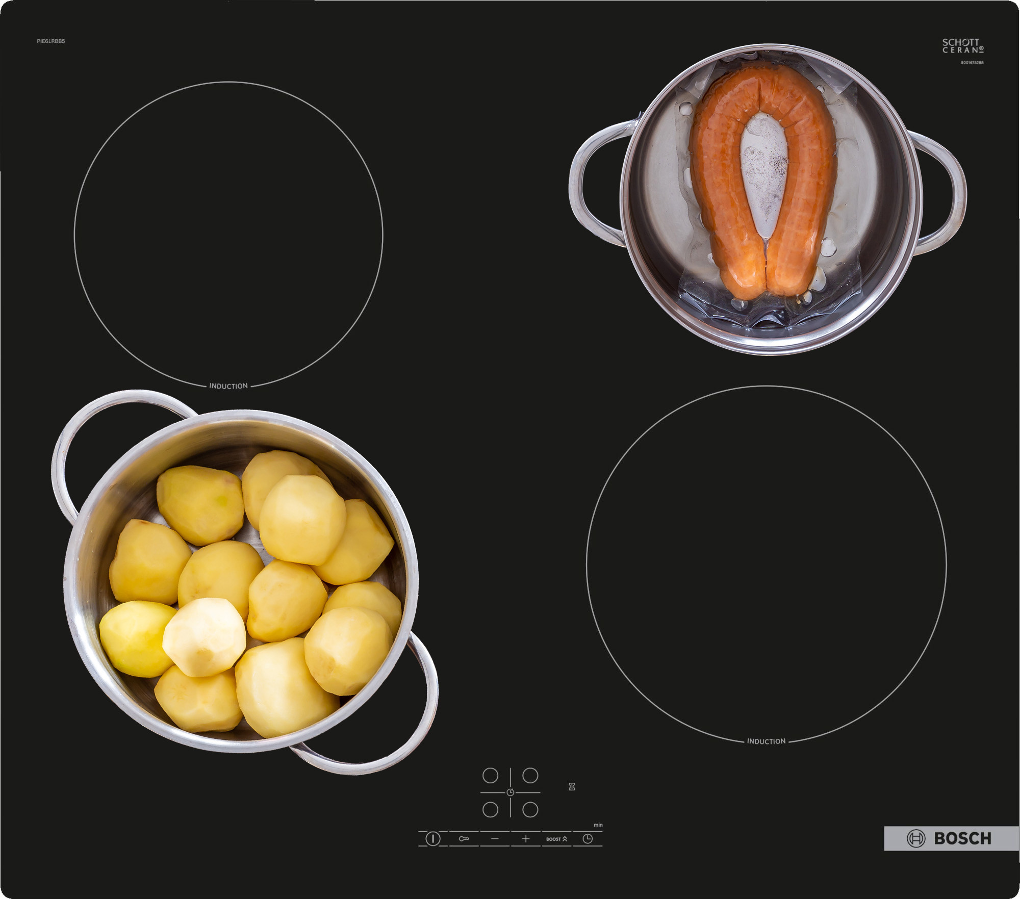 Bosch PIE61RBB5E Serie 4 - Elektrische kookplaat