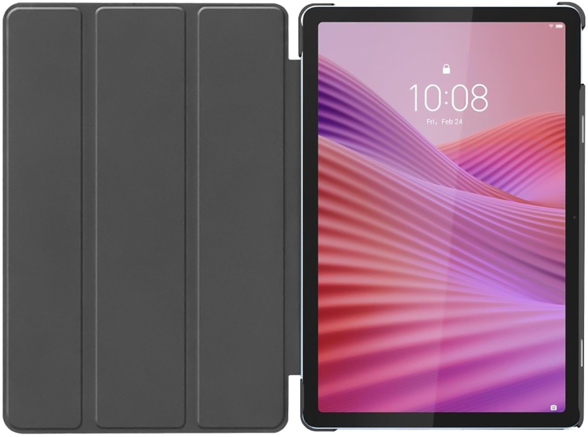 Just in Case Lenovo Tab Smart Trifold Case Zwart - Tablethoes