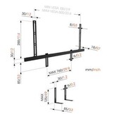 Vogel's SOUND 3550 - Muurbeugel