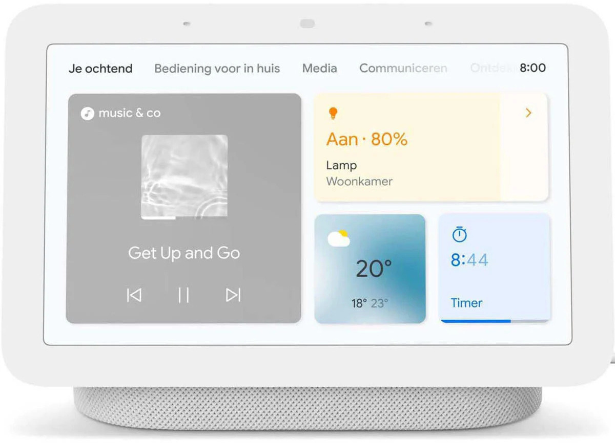 Google Nest Hub 2 Chalk (GA01331-FR) - Smart Home systeem