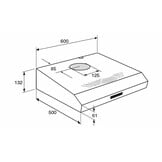 ATAG WO6111BM - Inbouw afzuigkap