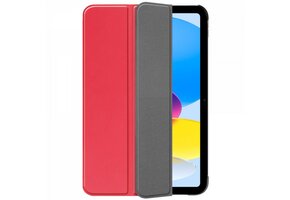 Just in Case Smart Tri-Fold Case - Apple iPad 2022 - Rood - Tablethoes