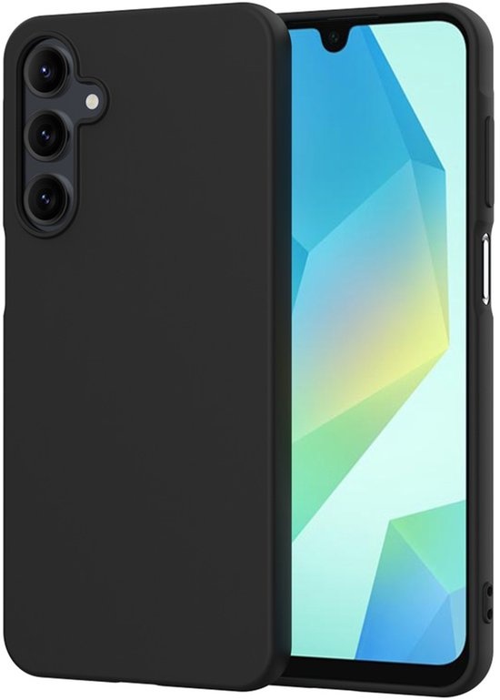 Just in Case Samsung Galaxy A16 Zero Soft TPU Case Zwart - Telefoonhoesje