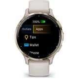 Garmin Venu 3S Goud/Wit - Smartwatch