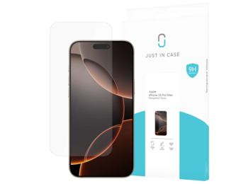 Just in Case Apple iPhone 16 Pro Max Tempered Glass - Screenprotector