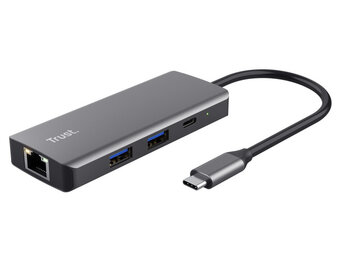 Trust Dalyx 6-in-1 USB-C-adapter - Adapter