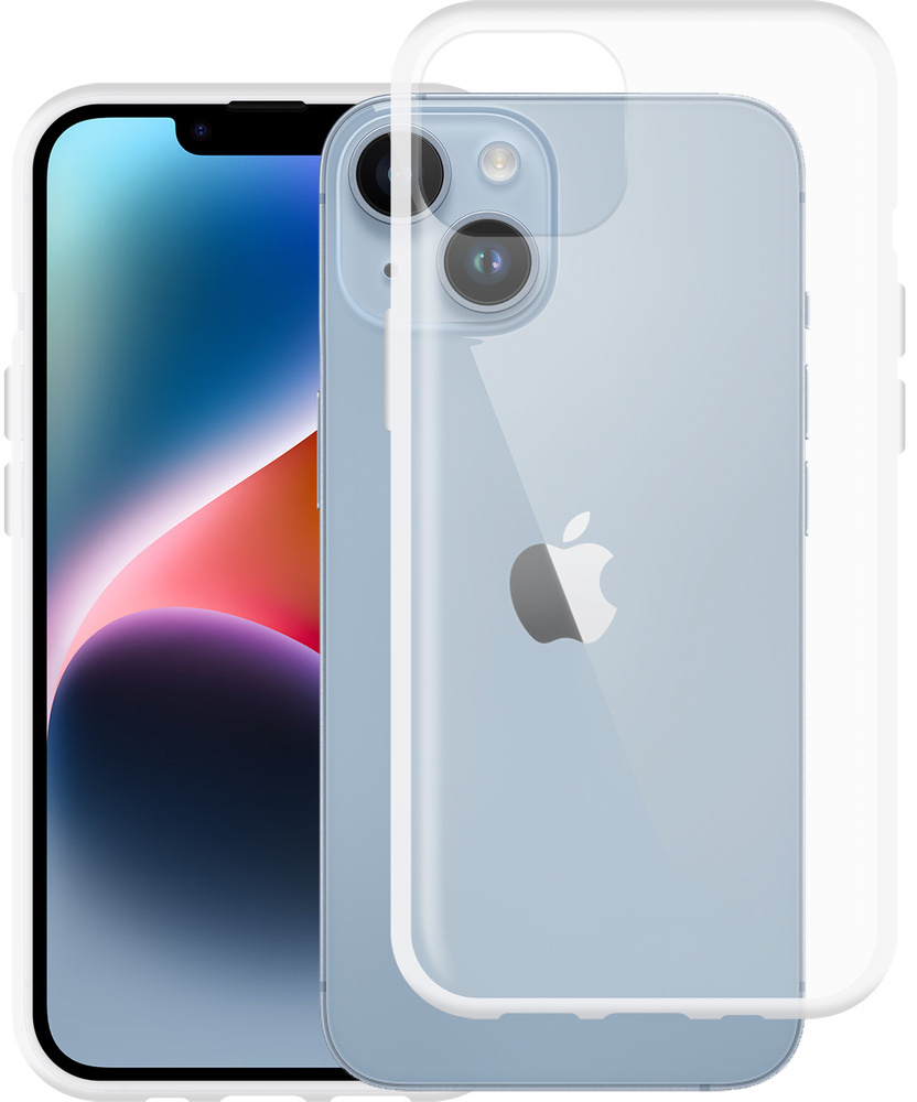 Just in Case Soft TPU Case Transparant voor iPhone 14 - Telefoonhoesje