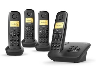 Gigaset A270A Quattro Zwart - Senioren telefoon