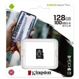 Kingston Canvas Select Plus 128GB microSDXC met SD-adapter - Micro SD kaart