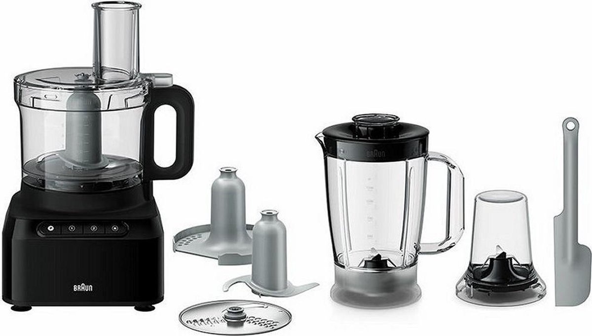Braun PureEase FP 3132 BK - Foodprocessor