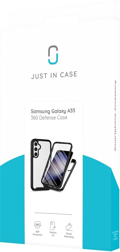 Just in Case 360 Defense Case voor Samsung Galaxy A35 - Telefoonhoesje