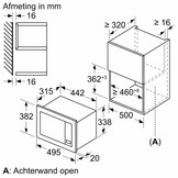 Bosch BFL523MB3 - Inbouw magnetron