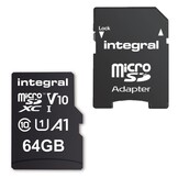 Integral 64 GB Micro SDXC (V10) - Geheugenkaart
