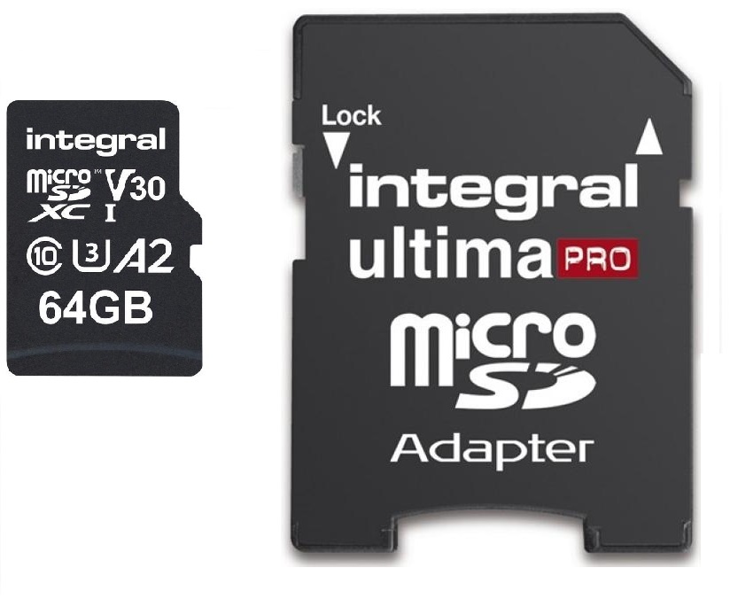 Integral Security MicroSDXC 64GB Class 10 - Micro SD kaart
