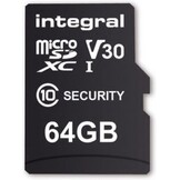 Integral Security MicroSDXC 64GB Class 10 - Micro SD kaart