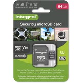 Integral Security MicroSDXC 64GB Class 10 - Micro SD kaart
