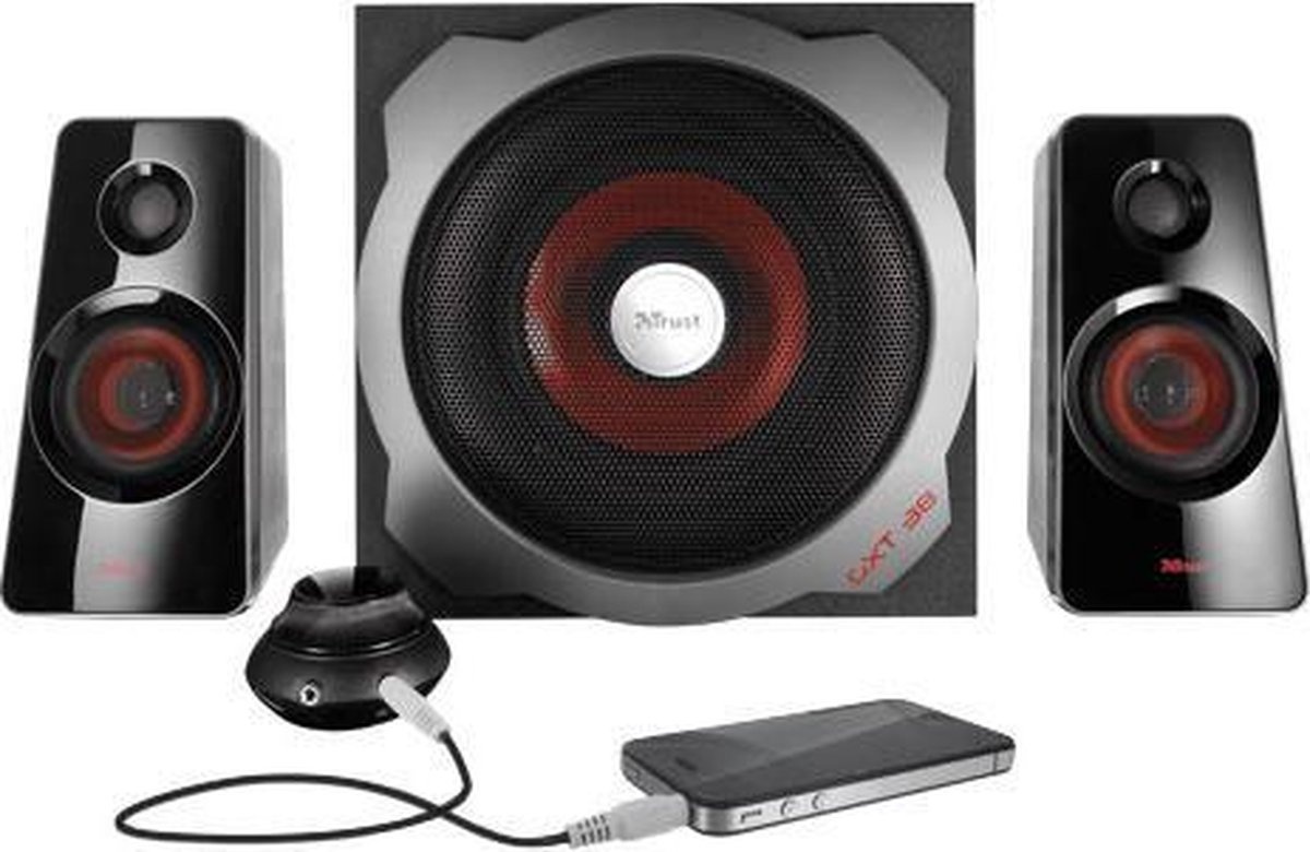 Trust GXT 38 Tytan 2.1 Subwoofer Pc Speaker - PC speaker