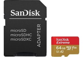 SanDisk Extreme microSDXC 64GB - Geheugenkaart