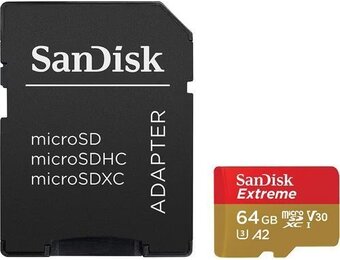 SanDisk Extreme microSDXC 64GB - Geheugenkaart
