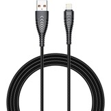 Veger V105 USB-A naar Lightning kabel 1.2m Nylon