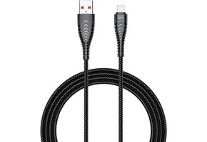 Veger V105 USB-A naar Lightning kabel 1.2m Nylon