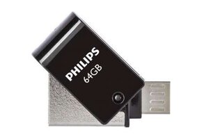 Philips FM64DA148B USB 2.0 64GB 2-in-1 - USB-stick