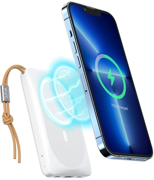 Veger MagOn W1151 10.000mAh Powerbank Wit - Powerbank