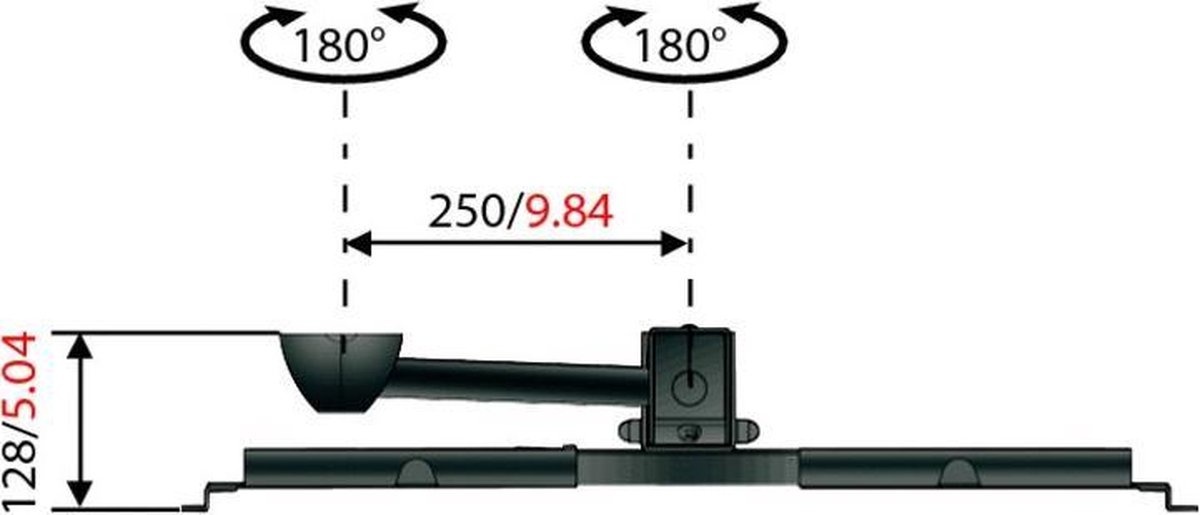 Vogel's VFW 365 - TV muurbeugel