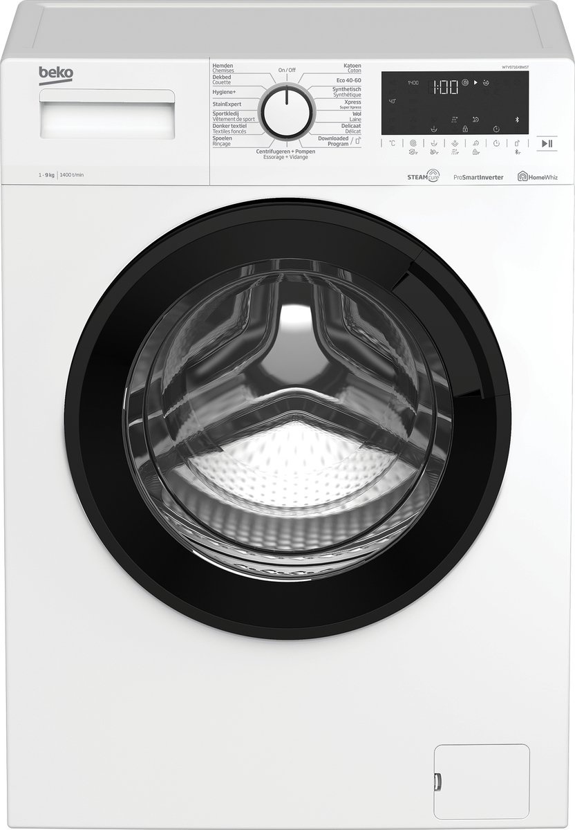 Beko WTV9716XBWST Steamcure - Wasmachine