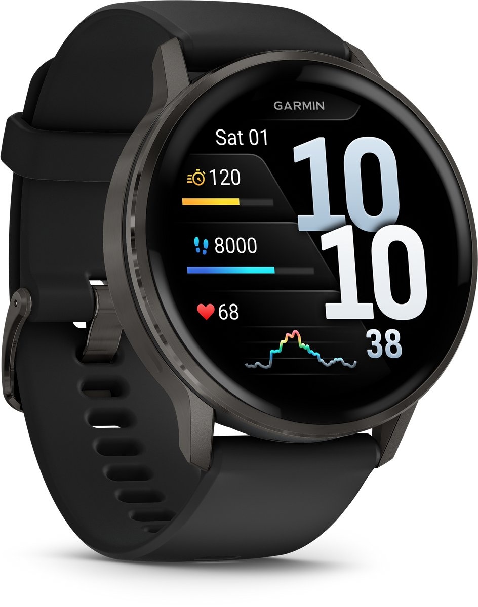 Garmin Venu 4 45mm Zwart - Smartwatch