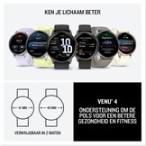 Garmin Venu 4 45mm Zwart - Smartwatch