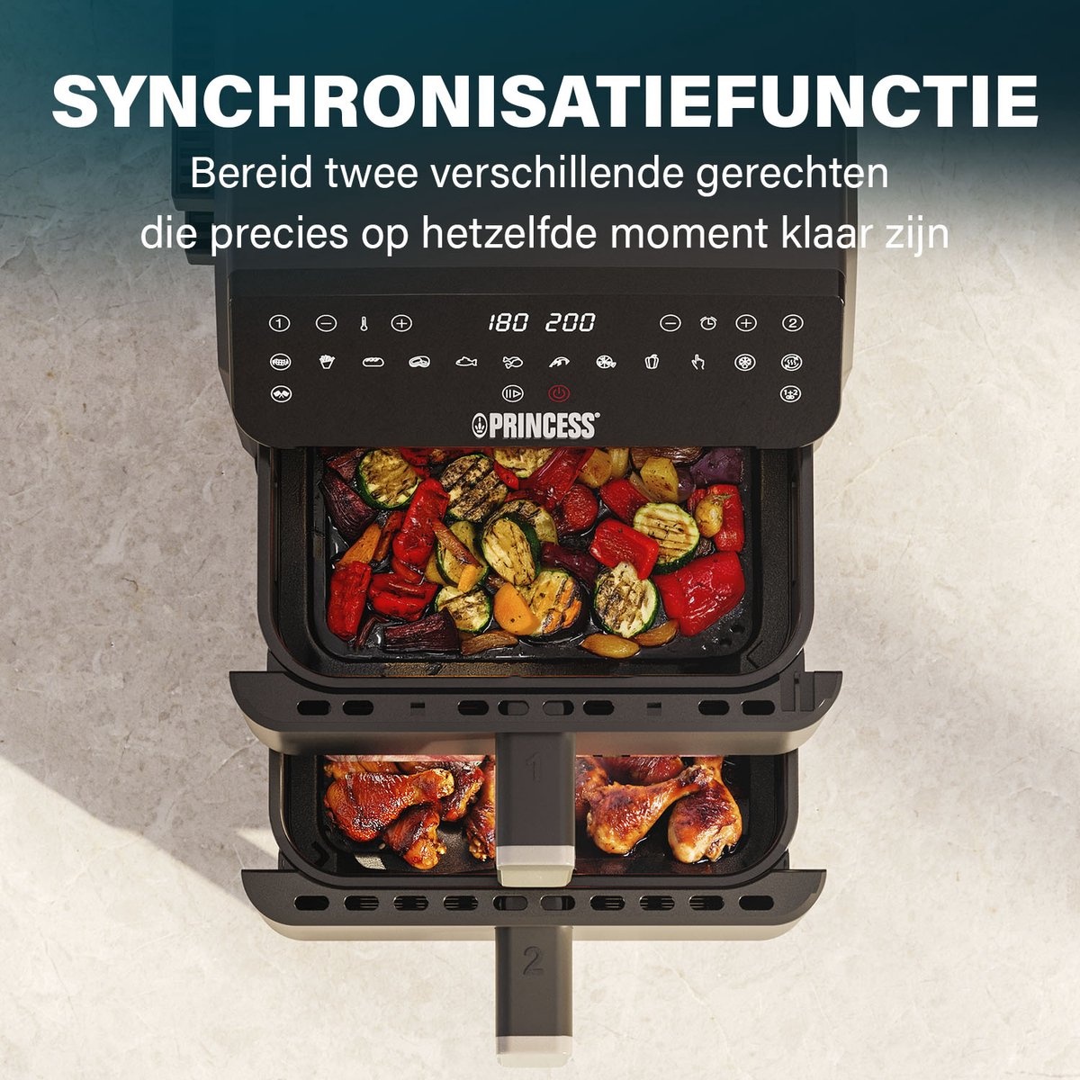 Princess 182278 Stack - Hetelucht friteuse