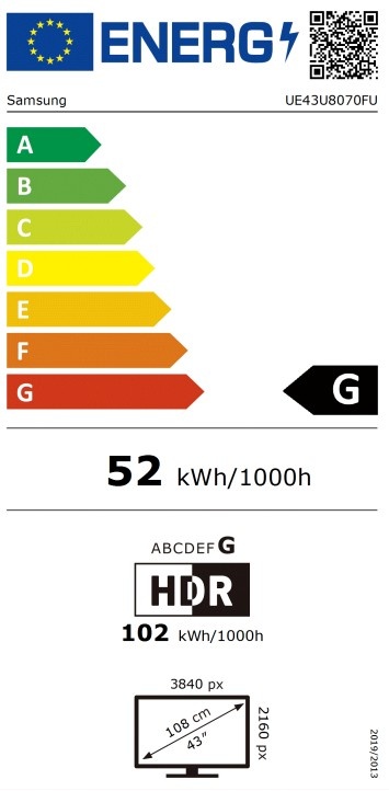 Samsung Crystal UHD 43U8070F (2025) - LED TV
