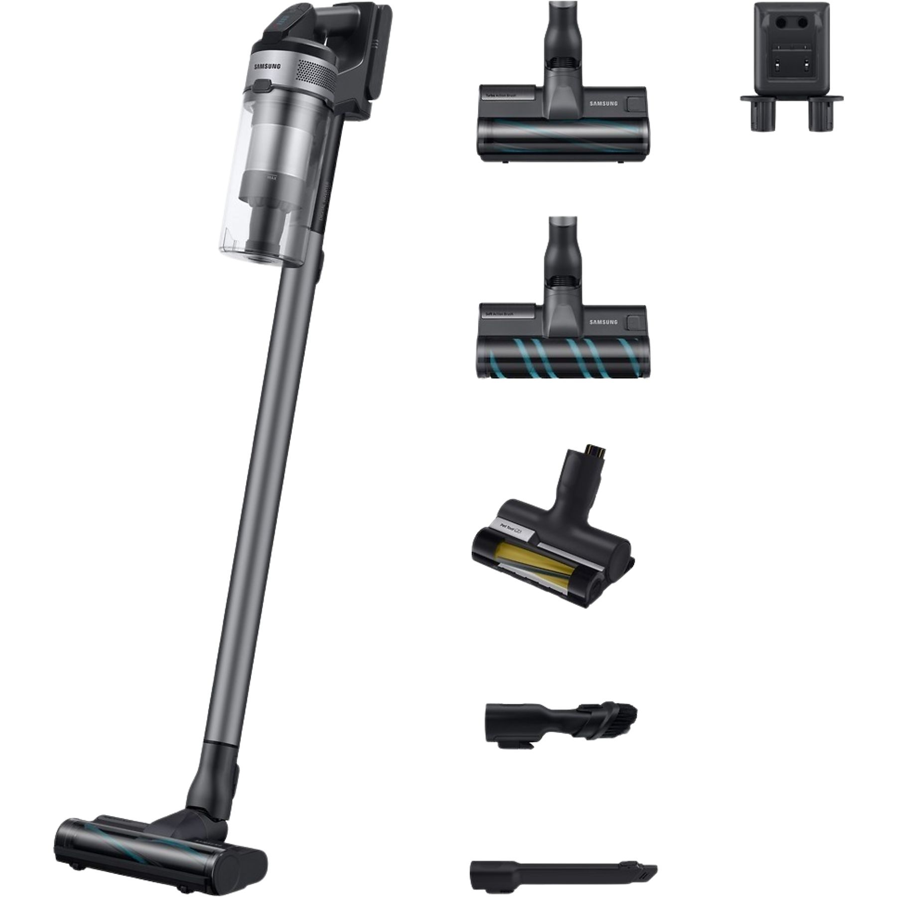 Samsung Jet 75E Complete VS20B75ACR5 - Steelstofzuiger