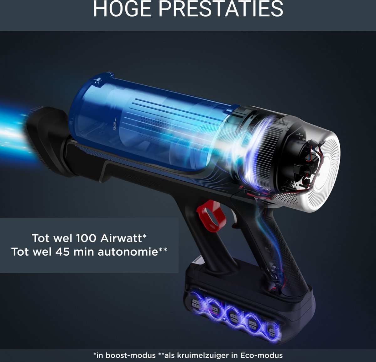 Rowenta X-Force Flex 9.60 Aqua RH20C7 - Steelstofzuiger