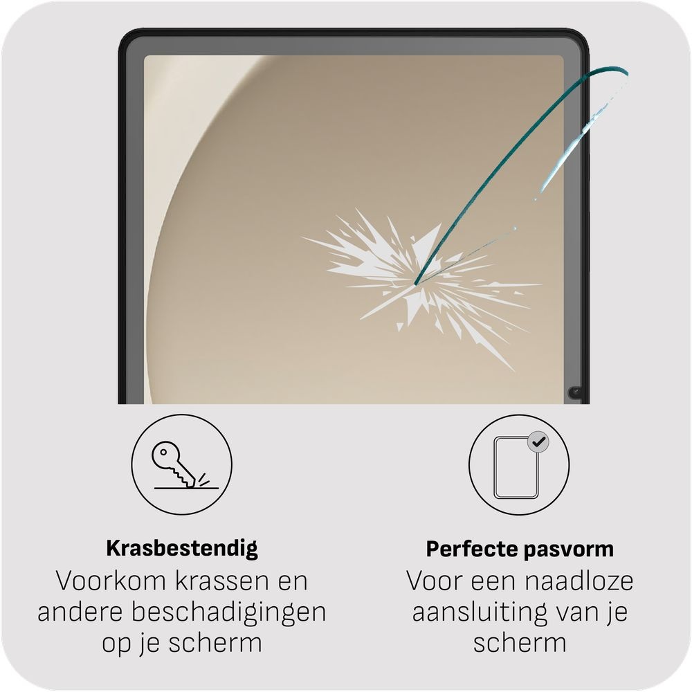 Just in Case Samsung Galaxy Tab A11 Plus / A9 Plus Tempered Glass - Screenprotector