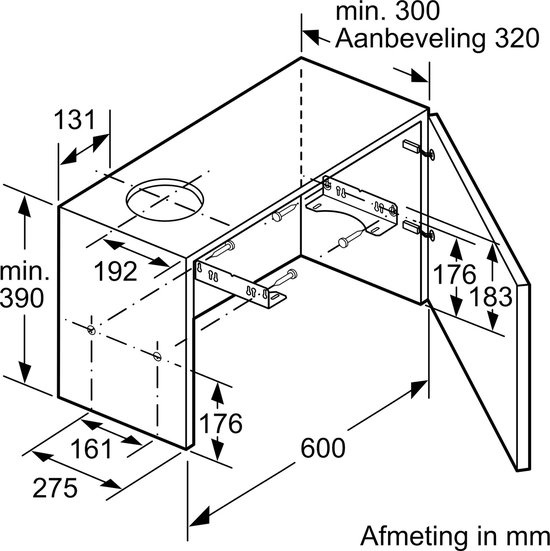 Bosch DFM064W54 - Vlakscherm afzuigkap