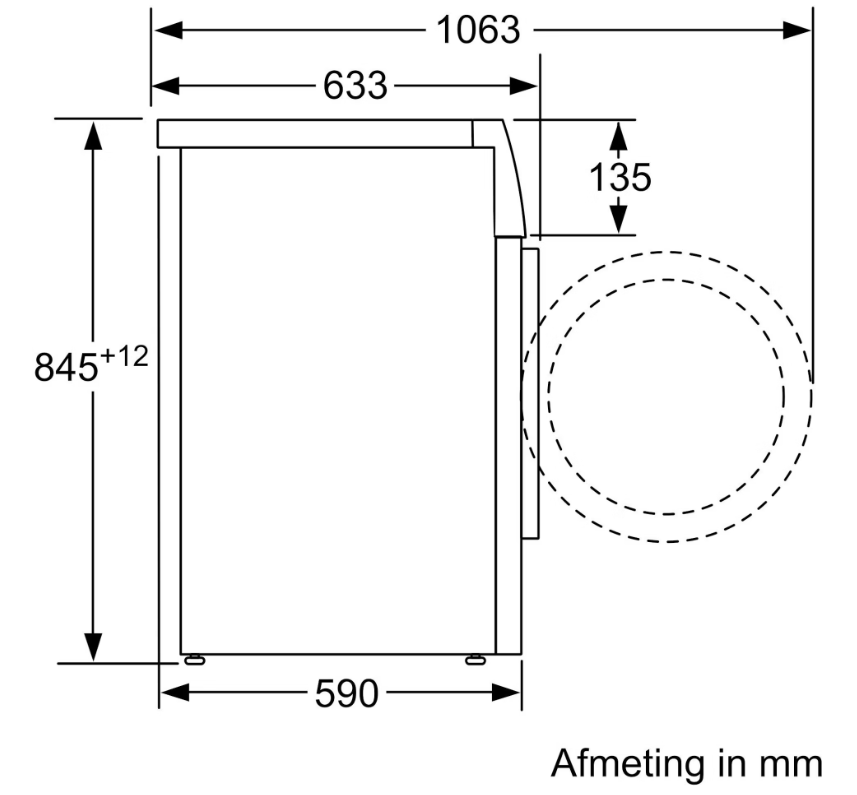 Siemens WM14N206NL iQ300  - Wasmachine
