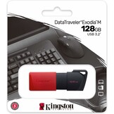 Kingston DataTraveler Exodia M USB 3.2 128GB Rood - USB-stick