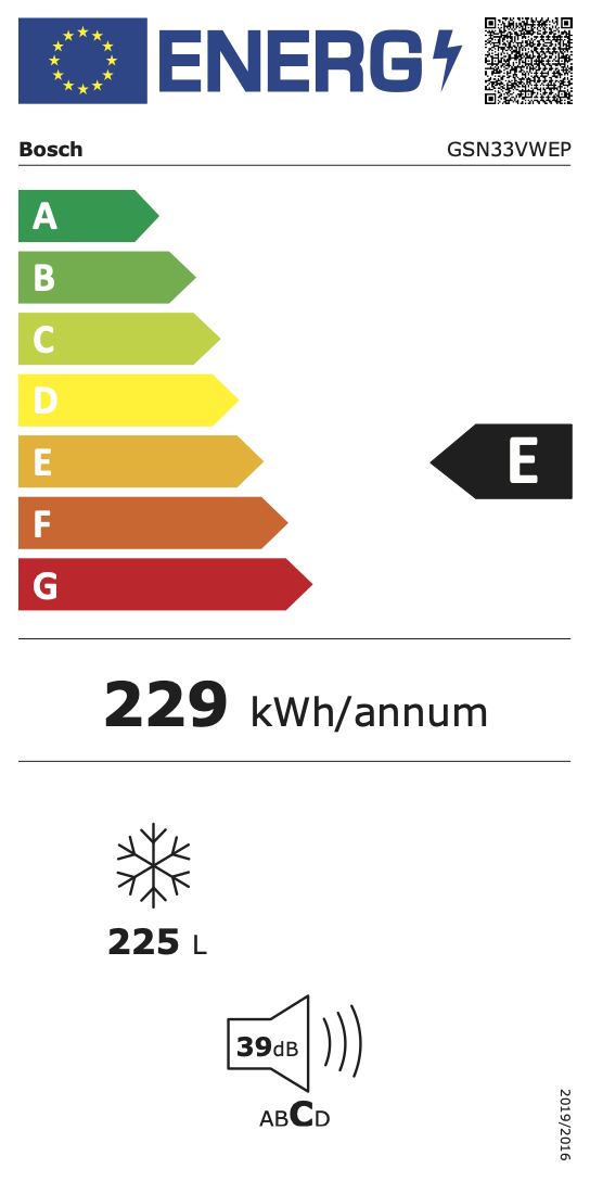 Bosch GSN33VWEP - Vrieskast