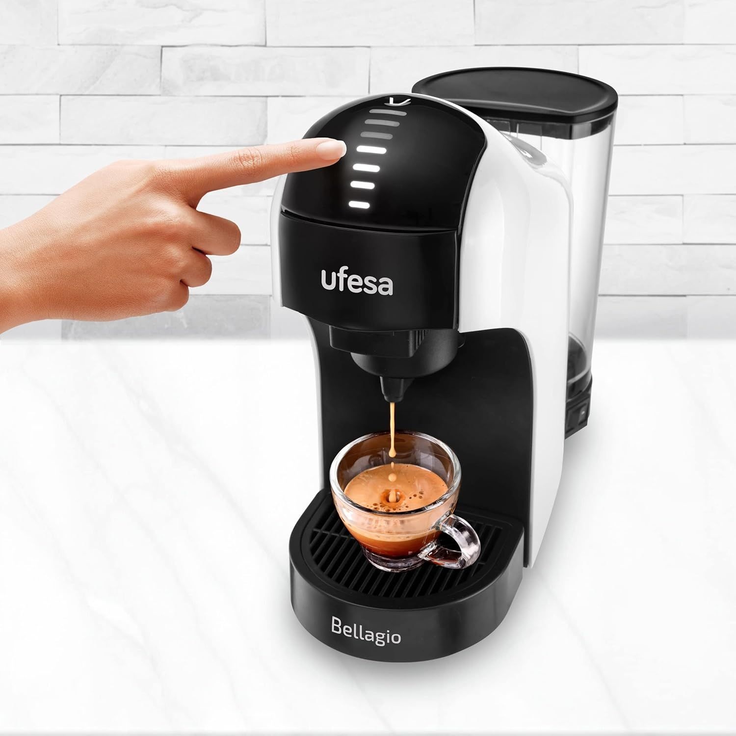 Ufesa Bellagio Wit - Koffiemachine
