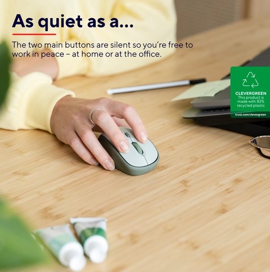 Trust Yvi+ Groen - Muis