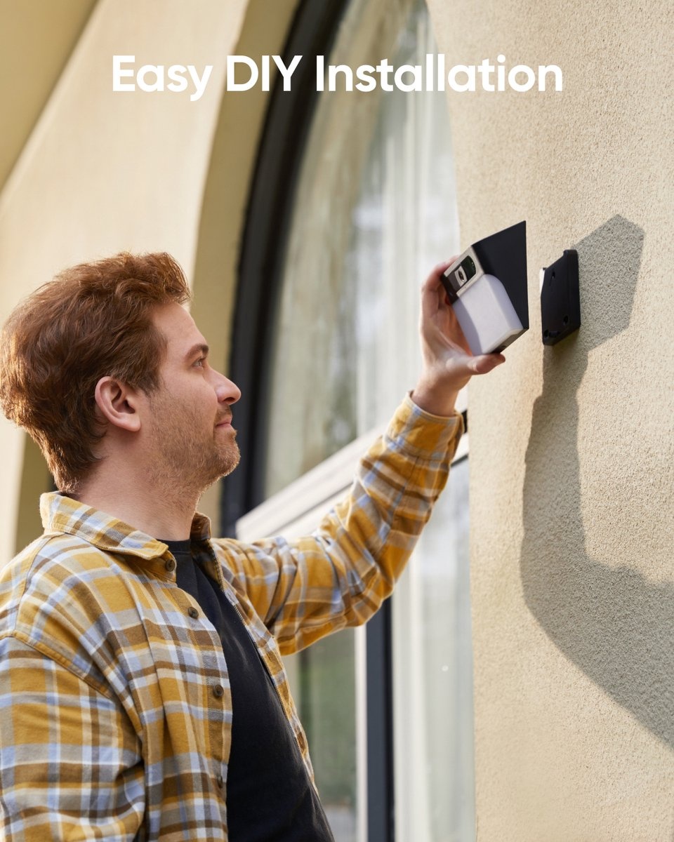 eufy Solar Wall Light Cam S120 - Beveiligingscamera