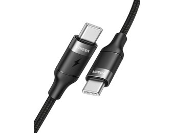Veger CC02 USB-C naar USB-C kabel 1.5m Braided Nylon
