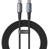 Veger CC2 USB-C naar USB-C kabel 1.5m Braided Aluminium 240 Watt