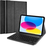 Just in Case Premium Bluetooth Keyboard Cover - Apple iPad 2022 - Zwart - Tablethoes