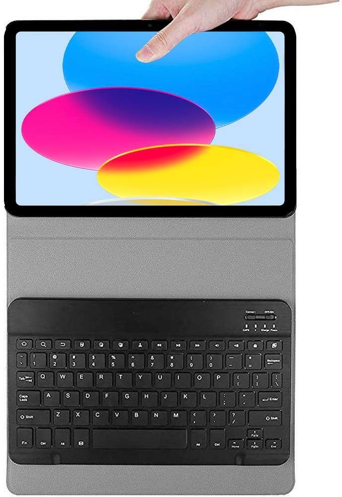 Just in Case Premium Bluetooth Keyboard Cover - Apple iPad 2022 - Zwart - Tablethoes